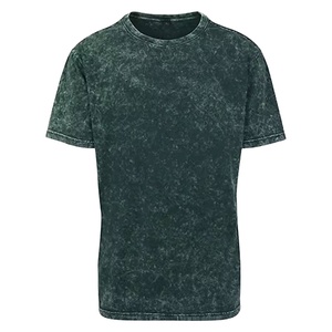 Custom Acid Wash Men T-<b>shirt</b> Distressed <b>Waffle</b> Long Drop Shoulder Double Layer 100% Cotton Crew Neck Anti-Pilling Canvas 2026 - Product Image 3