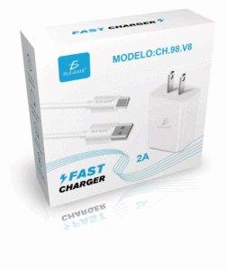 Cargador Portátil V8 para Xiaomi y Samsung con Cable Micro USB 5V 2A, Material Plástico - Product Image 4