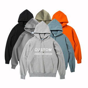 Sudadera con capucha de gran tamaño informal para hombre con estilo 100% algodón completamente personalizable para uso diario en otoño Suministro directo de fábrica - Product Image 1