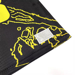 เสื้อตาข่ายสำหรับผู้ชายผ้าเจอร์ซีย์ระบายอากาศได้ดีน้ำหนักเบาแห้งเร็วสั่งพิมพ์โลโก้ได้ตามต้องการ - Product Image 2