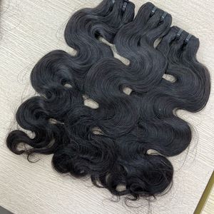 El más nuevo modelo de cabello VQ Laura Body Wave alta calidad 100% cabello de trama virgen 95-100g gran Stock negro extensiones de cabello Frontal cabello - Product Image 2