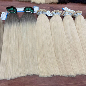 Mega Venta Precio al por mayor 100% Cabello humano Liso natural Varios colores Para extensiones de cabello Negocio Listo en stock - Product Image 2