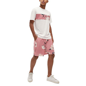 Nouveaux ensembles de t-shirts courts pour hommes et vêtements décontractés de couleur unie et de taille plus à la mode prix bon marché conception unique - Product Image 4