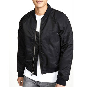 Men's Stylish New Fashion Street Style Bomber Jacket <b>100</b>% <b>Nylon</b> <b>Fabric</b> Custom OEM ODM Stand Best Price Front Logo Position - Product Image 2