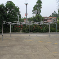 Gazebo de haute résistance et durable, cadre hexagonal en aluminium de 50 mm, foires locales, gazebo robuste, auvent publicitaire de 10 x 20 pieds pour la promotion