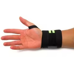 Muñequeras transpirables de alto rendimiento para entrenamiento de gimnasia, correas de muñeca elásticas impresas con logotipo personalizado, servicio OEM - Product Image 3