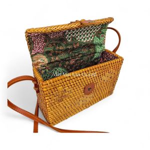 Sac en rotin, fibre naturelle, sac à main tissé à la main pour la mode estivale et le transport quotidien en provenance du Vietnam - Product Image 3
