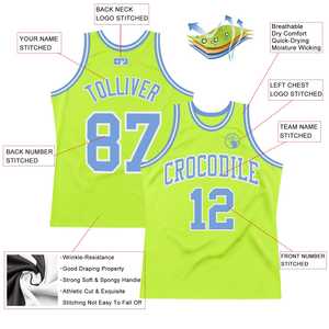 Jersey de baloncesto bordado sublimado personalizado de alta calidad hecho en fábrica SIBRIN Jersey de malla de poliéster de punto acanalado con cuello blanco neón - Product Image 2
