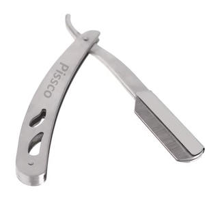 Navajas de afeitar plegables, navajas rectas, cuchilla de afeitar individual para cortar la barba, herramienta de barbero fabricada por Pissco Pakistán - Product Image 3