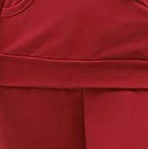 Polaire technique en polyester entièrement personnalisée d'excellente qualité, deux pièces, logo personnalisé, survêtements de jogging de couleur rouge, survêtements pour femmes - Product Image 5