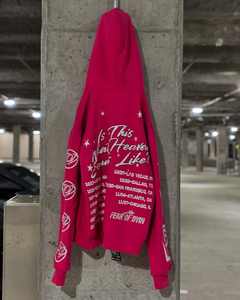 เสื้อมีฮู้ดผ้าฟลีซผ้าฝ้ายออร์แกนิกสำหรับผู้ชายขนาดใหญ่100% ตัวอักษรพิมพ์ลาย3D แนวสตรีทวินเทจสำหรับฤดูหนาว - Product Image 5