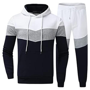 Survêtement Homme Slim Fit Personnalisé de Qualité Supérieure, Nouvelle Tenue d'Entraînement Urbaine, Tissu 100% Coton, Couleurs Personnalisables, Logo Personnalisé - Product Image 1