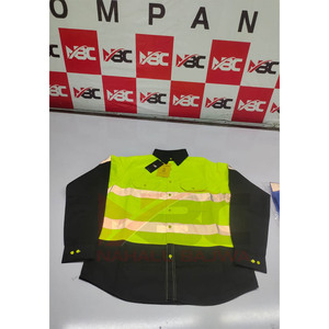 Coopérer uniforme Logo personnalisé polos de sécurité à manches longues pour hommes ANSI classe 2 étanche LED Flash couleur personnalisée personnel de l'entreprise - Product Image 2