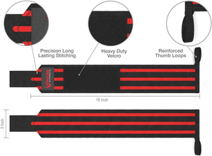 High Quality Custom Elastic <b>Wrist</b> <b>Support</b> Wraps <b>for</b> <b>Gym</b> Powerlifting Workout Training Weightlifting Sports <b>Wrist</b> Brace Men Women - Product Image 2