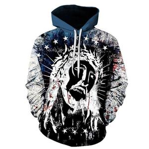 Sweat à capuche chrétien de couleur unie confortable à capuche fabriqué au Pakistan Vente en gros rapide de qualité supérieure - Product Image 4