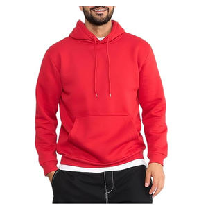 Sweat-shirts à capuche pour hommes en polyester 100% délavé à l'acide, tailles XL et XS, fermeture éclair et tissu en molleton français - Product Image 5