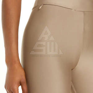 Professional Manufacture Women <b>Legging</b> Best Quality Solid Breathable <b>Tummy</b> <b>Control</b> <b>High</b> <b>Waist</b> Spandex/Polyester Latest Pants - Product Image 5