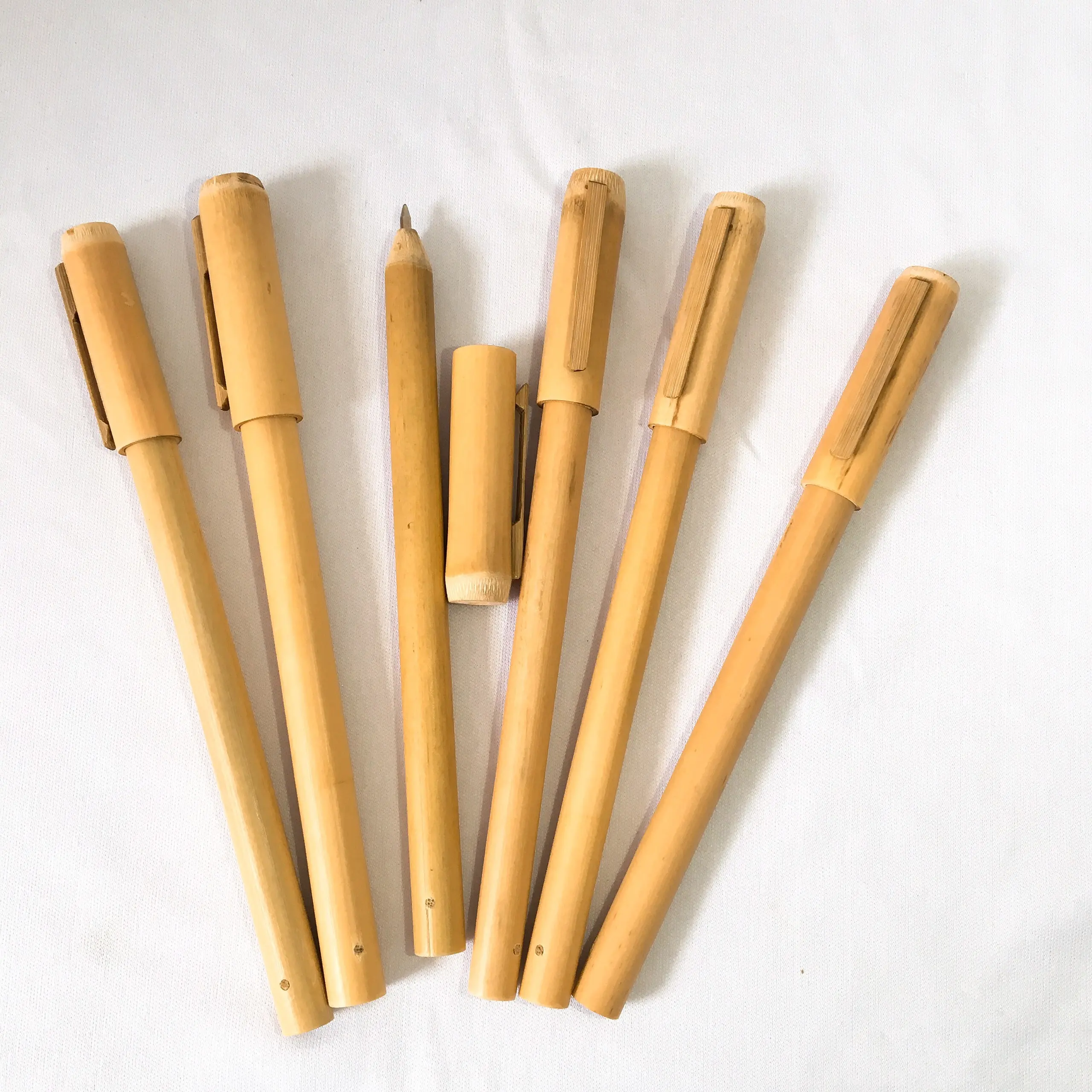 Penna stilografica a sfera in bambù penne a sfera in bambù fatte a mano regali più economici all'ingrosso pronto per la spedizione
