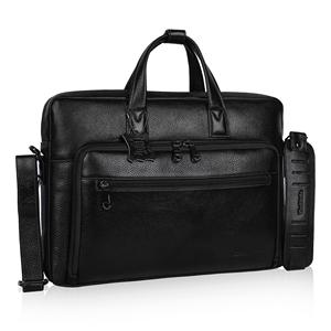 Sac messager pour ordinateur portable en cuir de luxe, nouveau design, avec options bandoulière et porté croisé, impression de logo personnalisée, durable pour hommes - Product Image 1