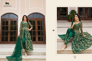 Eid พิเศษอินเดียปากีสถานตาข่ายรับผีเสื้อหนัก salwar kameez Faisalabad วิสคอสปากีสถาน salwar kameez - Product Image 3
