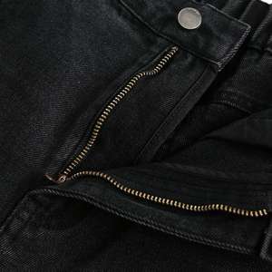 กางเกงยีนส์ทรงตรงผู้ชาย คุณภาพสูง ผ้าฝ้าย 100% สวมใส่สบาย ระบายอากาศได้ดี น้ำหนักเบา แฟชั่นลำลอง ติดกระดุม เหมาะสำหรับฤดูหนาว ฤดูใบไม้ร่วง ฤดูร้อน - Product Image 4