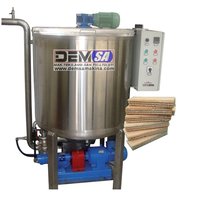 Mélangeur de pâte industriel à grande vitesse DEMSA Turbo en acier inoxydable de qualité alimentaire commercial 380V certifié CE