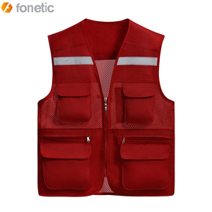 Hot Sale High Quality Hi Visibility Vest Customized Logo Printing New Arrival Latest Design Sleeves Made Durable Polyester - Product Image 5