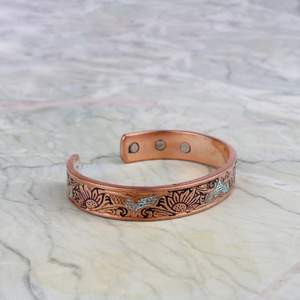 Dernière conception de bracelets en cuivre indien pour femmes disponibles en vrac quantité pour l'exportation de fournisseur indien - Product Image 2
