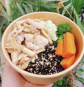 Meilleures ventes de bols à salade en papier 1000ml bol rond en papier kraft jetable pour emballage alimentaire biodégradable écologique - Product Image 2