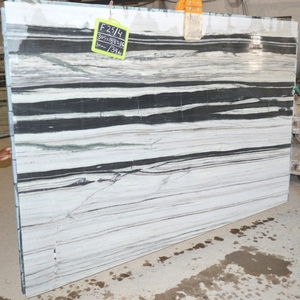 Grande dalle de marbre blanc Panda moderne, pierre naturelle, écologique, pour projets de design d'intérieur haut de gamme, usage commercial et restauration - Product Image 3