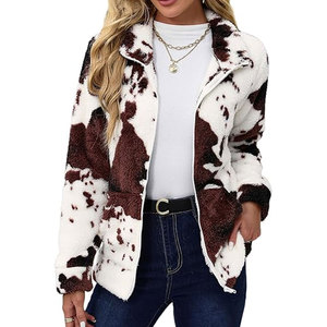 Veste en cuir de vachette pour femmes de haute qualité, tricotée pour l'hiver, faible MOQ, nouvelle arrivée - Product Image 1