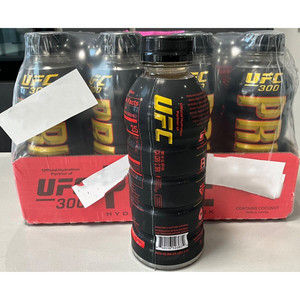 2025 NEW <b>PRIME</b> HYDRATION DRINK UFC 300 1 FULL 16.9 FL OZ BOTTLE (500 mL) - Product Image 2