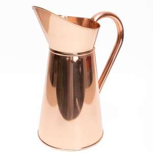 Jarra de cobre de almacenamiento de agua potable para el hogar 100% respetuoso con el medio ambiente bueno para la salud jarra de agua de Metal y olla de la India - Product Image 6