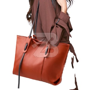 100% Genuine Leather Women's Handbag Cowhide Shoulder & Crossbody <b>Tote</b> Bag Water Resistant <b>ZIP</b> Closure - Product Image 4