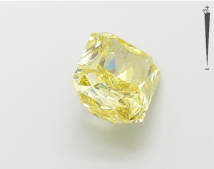 Aniva SI1 IGI 2.28CT 1.01CT ที่ได้รับการรับรอง4.26CT ตัดวงรีสีเหลืองสดใสปลูกในห้องปฏิบัติการที่ดีเยี่ยมเพชรสีเหลืองแฟนซี - Product Image 3