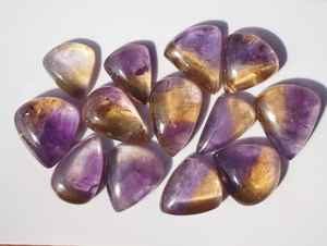 อเมทรีนธรรมชาติทรงหลังเบี้ย คุณภาพสูง เปลี่ยนสีได้ ผ่านการรับรองโดยบุคคลที่สาม ผลิตเพื่อการสร้างสรรค์เครื่องประดับชั้นดี สีสมดุล - Product Image 3