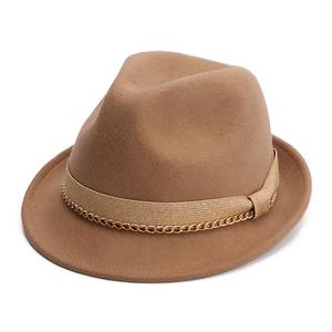 หมวกแฟชั่นยีนส์ขอบแบนสุภาพบุรุษพร้อมแถบตกแต่งด้วยผ้าเดนิมม้วนหมูพายหมวก Fedora - Product Image 4