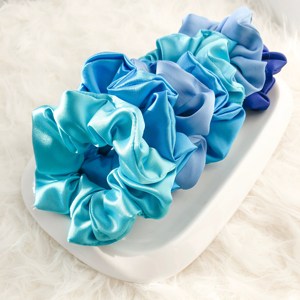 New Style Color Match Mulberry Silk Scrunchies Elastic <strong>Hair</strong> <strong>Ties</strong> <strong>Large</strong> <strong>Hair</strong> Scrunchies Silk - Product Image 4