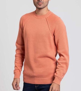 Meilleures ventes Pull décontracté à col en coton pour hommes Pull d'hiver à manches longues respirant de haute qualité Vente en gros - Product Image 6