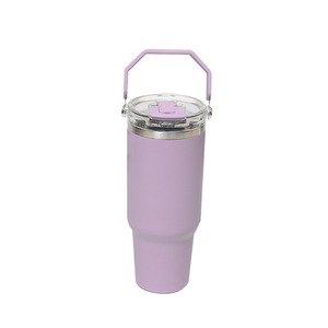 2026 Luxury 40oz Tumbler <b>with</b> Handle Custom Logo Wholesale Stainless Steel Vacuum Insulated Travel Mug Style Coffee Cup - Product Image 6