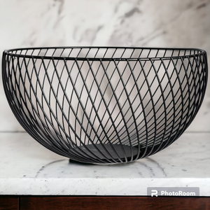 Panier à fruits en fer à thème moderne organisateur de rangement pour magazines paniers de rangement de cuisine en fil métallique boîte de rangement et bacs - Product Image 5