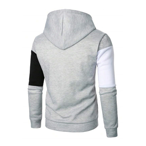 Fabricant de logo personnalisé Pull-over en polaire chaud et décontracté Sweat-shirt à capuche en coton vierge uni Vêtements à la mode Sweatshirts à capuche pour hommes - Product Image 3