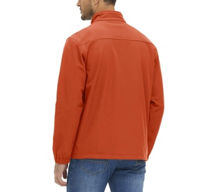 Chaquetas Softshell de Poliéster/Nailon para Hombre, Color Azul, Moda de Invierno, Impresión DTG Personalizada, Bolsillos con Ribete, Cierre Frontal - Product Image 5