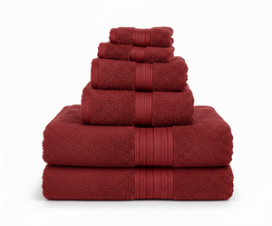 Ensemble de serviettes en coton éponge de qualité supérieure, haute densité, séchage rapide, serviettes de bain de couleur unie, épaisses, gants de toilette, ensemble de bain - Product Image 1