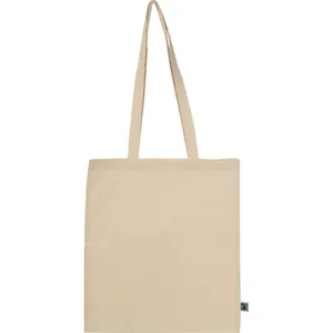 Borsa Tote in Cotone Fairtrade LETIZIA, Gadget Sostenibile, Articolo Promozionale Ecologico - Product Image 2