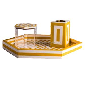 Ensemble de boîte de brûleur en résine de meilleure qualité avec plateau pour la décoration de la maison Fabrication de qualité et utilisation religieuse Type de prise d'anis étoilé - Product Image 4