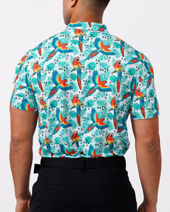 Camisetas Polo de Manga Corta para Hombre, Tejidas, de Alta Calidad, Personalizadas, ODM, Ajuste Delgado, Secado Rápido, para Impresión, con MOQ Bajo - Product Image 2