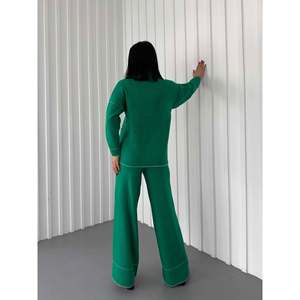 ชุดเสื้อถักนิตติ้งผู้หญิง รุ่น 1015 ชุดเสื้อสเวตเตอร์สุดหรู - Product Image 3