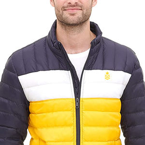 Veste bouffante brodée sur mesure à manches longues pour hommes coupe-vent imperméable veste bouffante pour hommes pour l'extérieur - Product Image 6