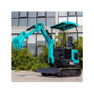 Mini pelle sur chenilles HT12 bon marché à vendre haute puissance de creusement facile à utiliser faible entretien pour un usage domestique petits chantiers de construction - Product Image 5